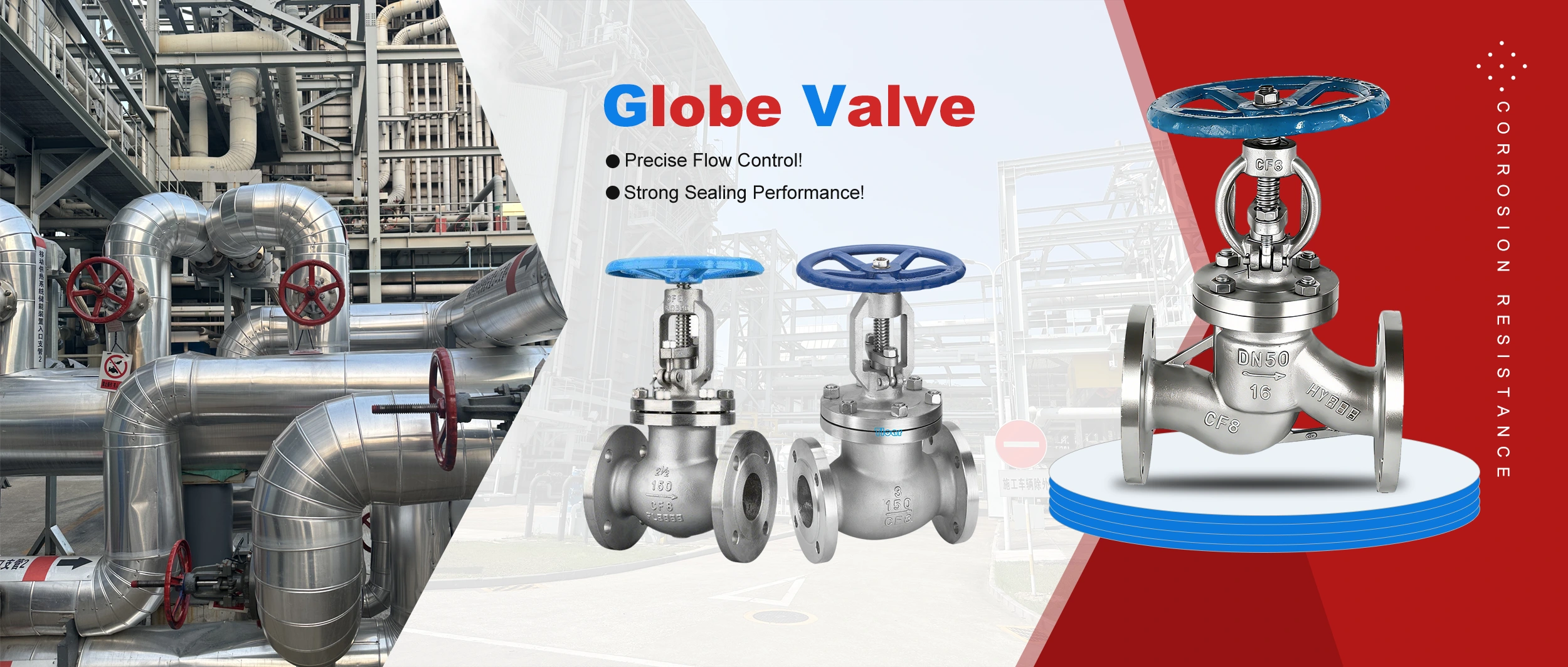 Fabrika Direct Globe Valve në Huadu