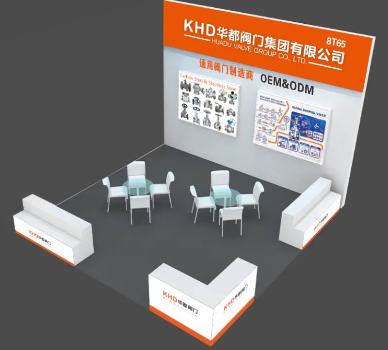 Ku të takoni Huadu Valve Group (KHD) në tetor 2026? Panairi Int'l Valve Zhejiang, Booth 8T65