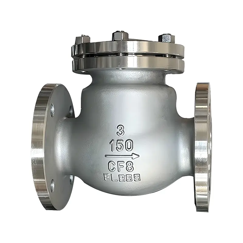 Valvul kontrolluese prej çeliku inox